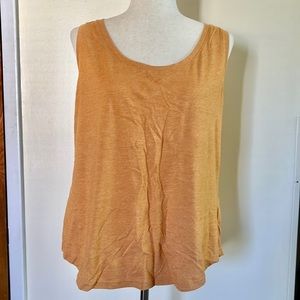 Columbia mustard-colored athletic tank top